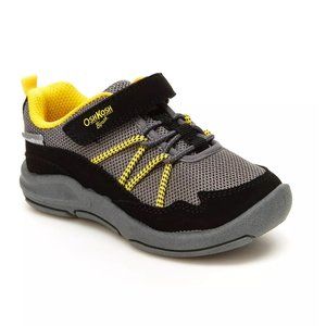 OshKosh B'Gosh Boys Everplay Soley Sneaker Charcoal Gray NWT Orig Box 5 Toddler